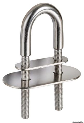 Cavallotto inox 80 mm 45x13 mm - 39.125.07 Osculati