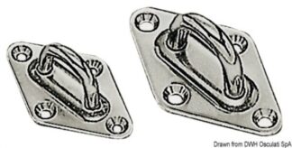 Basetta inox 50x80 mm - 39.132.08 Osculati