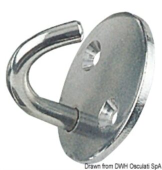 Rampini con basetta tonda 8 mm - 39.324.03 Osculati