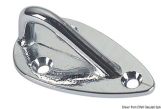 Anello parabordi bronzo cromato 50x30x25 mm - 39.580.00 Osculati
