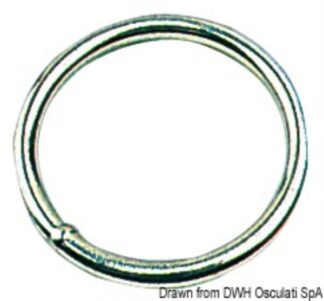 Anello inox 8x40 mm - 39.595.99 Osculati