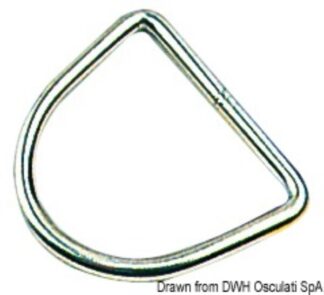 Mezzo anello inox 5x25 mm - 39.599.20 Osculati