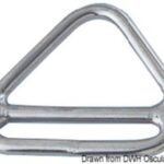 Triangolo barra inox 6x50 mm - 39.601.02 Osculati