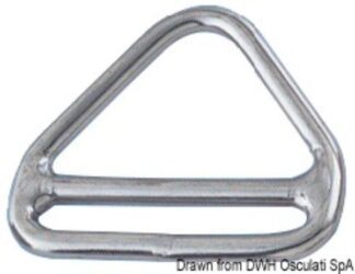 Triangolo barra inox 8x50 mm - 39.601.03 Osculati