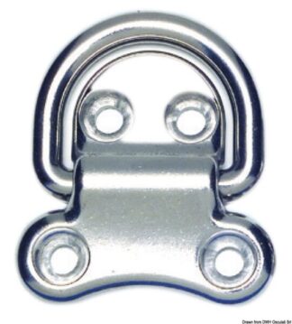Base con anello mm 51x51 - 39.866.87 Osculati