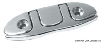 Bitta abbattibile inox 172x65 mm - 40.143.02 Osculati