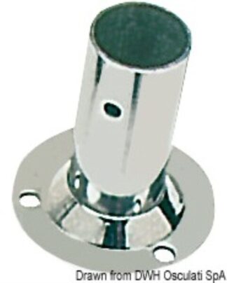 Basetta tonda inox 90° 25 mm - 41.131.23 Osculati