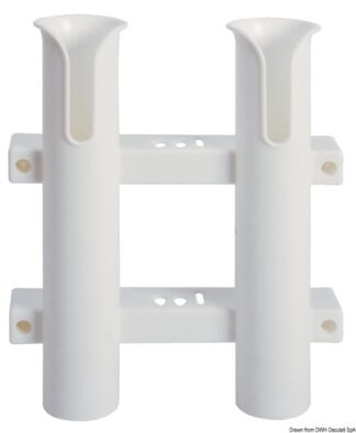 Portacanne parete plastica 2 posti - 41.170.93 Osculati
