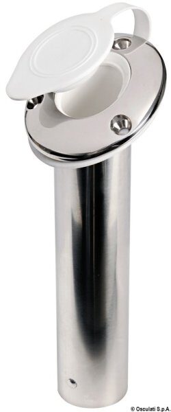 Portacanne inox 60° tappo bianco - 41.211.56 Osculati