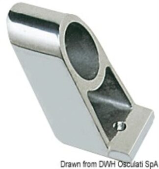 Supporto corrimano centrale ottone cromato 22 mm - 41.612.00 Osculati