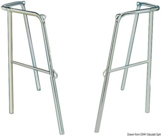 Pulpito poppa inox 40x43x60 cm 2 parti - 41.671.01 Osculati