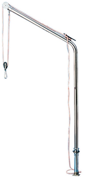 Gruetta inox tubo 40 mm max 125 kg - 42.353.00 Osculati