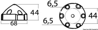 Anodo compatibile con eliche Max-Prop 28/35 mm - 43.224.61 Osculati