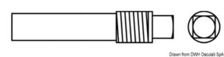 Barilotto zinco 1/4" gas Isoterm - 43.229.06 Osculati