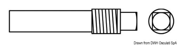 Barilotto zinco 1/4" gas Isoterm - 43.229.06 Osculati