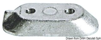 Anodo alluminio L.L. F.B./Yam/Mar 4/5/6Hp - 43.188.53 Osculati