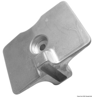 Anodo alluminio Yamaha mm 80x58 - 43.276.01 Osculati