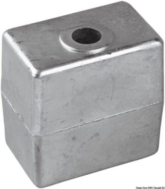 Anodo piede 50/200 HP zinco diam. foro 8 - 43.317.00 Osculati