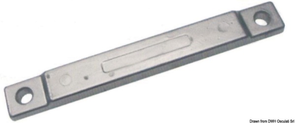 Anodo alluminio barra Verado - 43.424.21 Osculati