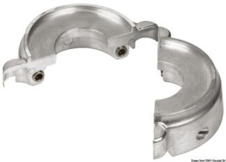 Anodo alluminio collare Volvo Ø mm 107 - 43.532.10 Osculati