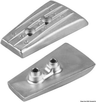 Anodo magnesio piede Volvo mm 63x91 - 43.554.34 Osculati