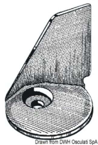 Anodo pinna Tohatsu 35/40HP - 43.640.01 Osculati