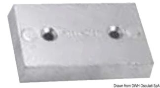 Anodo per trasmissione Arneson 157x101x22 - 43.650.05 Osculati