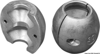Anodo oliva asse mm 50 (2") - 43.800.51 Osculati