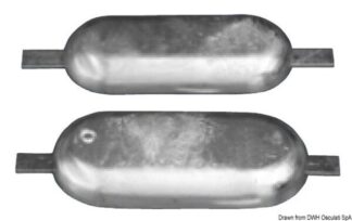 Anodo magnesio da saldare mm 400 x 152 4 kg - 43.908.06 Osculati