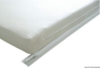 Canalina in PVC bianco 4 m per cuscinerie - 44.010.02 Osculati