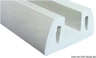 Profilo PVC grigio 72 x 30 mm (barra 2 m) - 44.021.00 Osculati