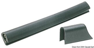 Profilo PVC mm 37 x 45 nero - 44.482.02 Osculati