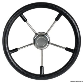 Volante mm 400 nero - 45.129.40 Osculati