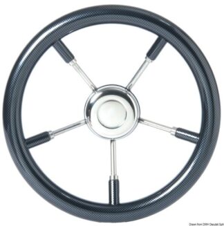 Volante mm 350 cubicato carbonio - 45.130.35 Osculati