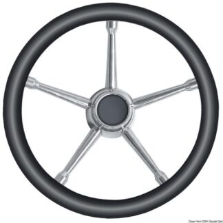 Volante A inox/nero 350 mm - 45.135.01 Osculati