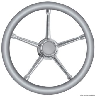 Volante A inox/grigio 350 mm - 45.135.02 Osculati