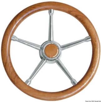 Volante A inox/teak 350 mm - 45.135.05 Osculati
