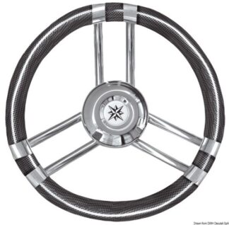 Volante C inox/carbonio 350 mm - 45.137.05 Osculati