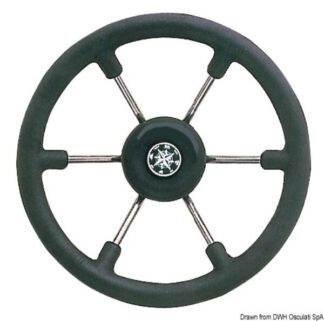Timone inox mm 400 nera - 45.139.40 Osculati