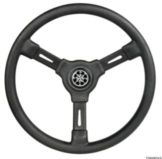 Volante nero 3 razze 355 mm - 45.158.05 Osculati