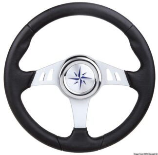 Volante Skipper nero mm 350 - 45.158.40 Osculati