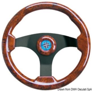 Volante Technic nero/radica - 45.163.01 Osculati