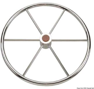 Timone ruota inox 6 razze 700 mm - 45.164.75 Osculati