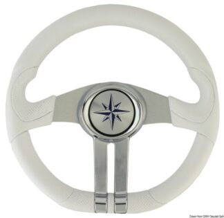 Volante bianco razze argento/cromo - 45.158.31 Osculati