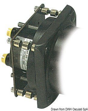 Flangia per timonerie idrauliche Ultraflex - 45.270.03 Osculati