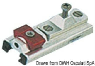Supporto a parete per rotaia da mm 25x4 - 46.672.03 Osculati