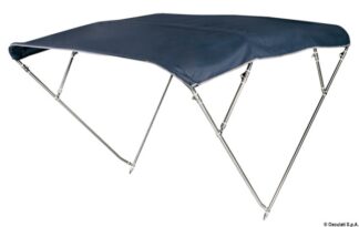 Capottina 4 archi Inox alta cm 260/270 blu - 46.921.24 Osculati