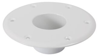 Base alluminio bianco pavimento per tavolo - 48.416.12 Osculati