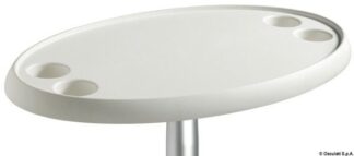 Tavolo ovale bianco 762 x 457 mm - 48.417.51 Osculati