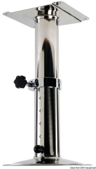 Piede girevole telescopico inox 540/720 mm - 48.418.00 Osculati